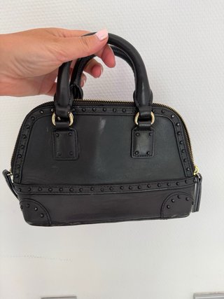 Bolso de mano negro Zara