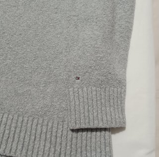 Jersey Cuello Vuelto Tommy Jeans Gris – Talla M