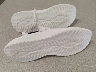 Scarpe sportive uomo tela bianche
