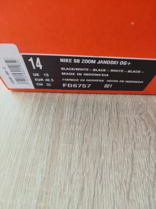 Zapatillas Nike Janosky Negras y Blancas