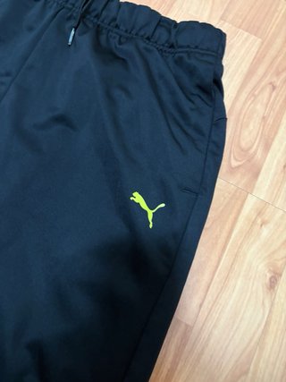 Pantalón chándal Puma Negro/Verde Talla 52/54