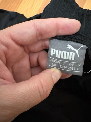 Pantalón chándal Puma Negro/Verde Talla 52/54