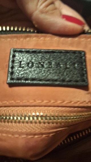 Bolso Lonbali Patrón Geométrico Rosa Marrón Beige