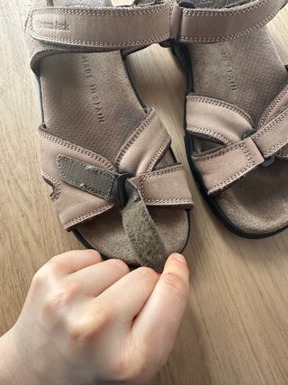 Sandalias Panama Jack Cuero Beige/Marrón