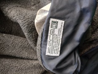 Chaquetón reversible plumífero negro