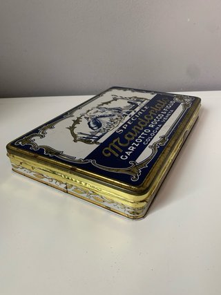 Scatola in Latta Mandorlato Garzotto Vintage