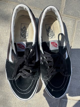 Vans Sk8-Low Zapatillas Ante Negro/Blanco T40,5