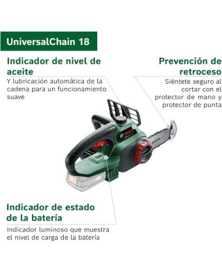 Sierra de cadena Bosch UniversalChain 18