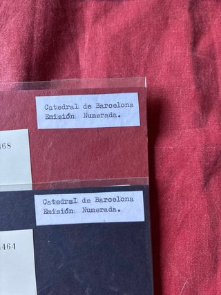 Sello Postal Catedral de Barcelona cada uno 3 euro