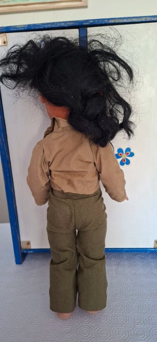 Muñeca militar de la mili