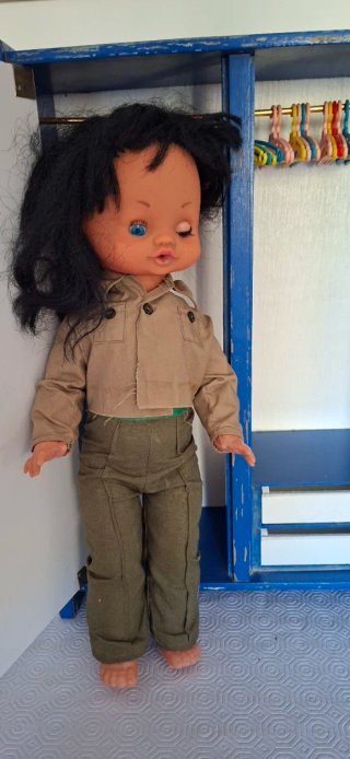 Muñeca militar de la mili