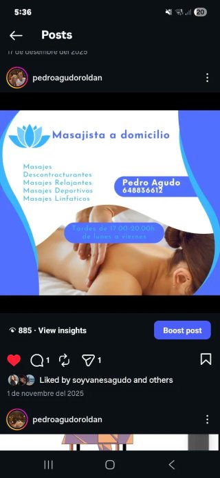Masajes profesionales