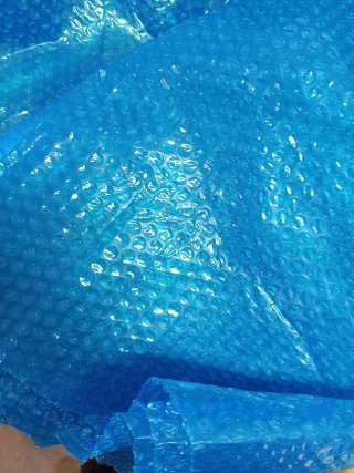 Cubierta Solar Piscina Arebos 4,5x2,2m Azul