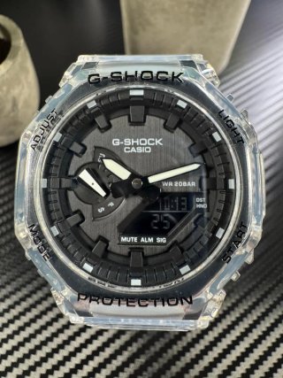 G-Shock Transparente Negro