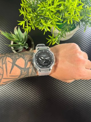 G-Shock Transparente Negro