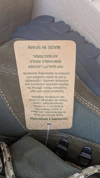 Botas de montaña Trekking Postigo Talla 43