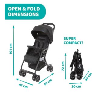 Cochecito Bebé ultraligero Chicco OHlalà 3