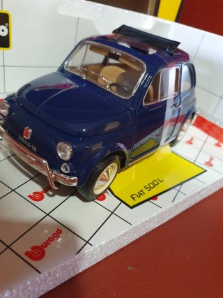 Fiat 500 L Scala  Bburago scala da 1/18