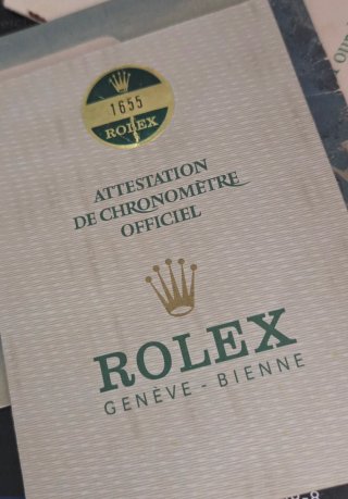 Rolex 1655 Explorer II Garantía Libretos Vintage