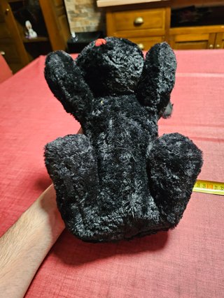 Peluche con Latido de Corazon para cachorros negro