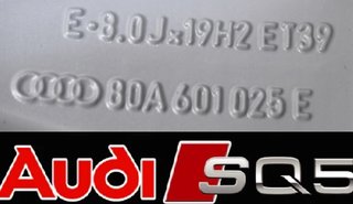 Llantas Originales Audi Q5 SQ5 19” + Michelin