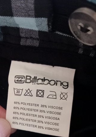 Bermudas cuadros Billabong .Talla 16