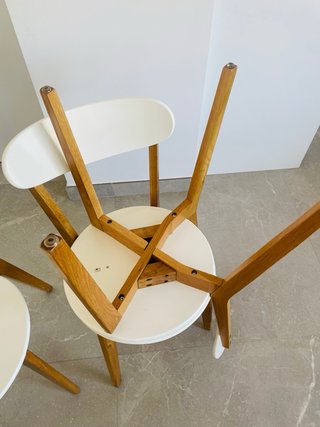 Mesa comedor extensible Ikea blanca