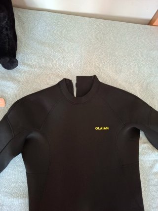 Traje Neopreno Olaian Hombre Negro 4.3 mm