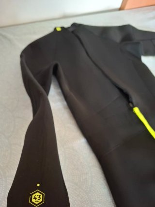 Traje Neopreno Olaian Hombre Negro 4.3 mm