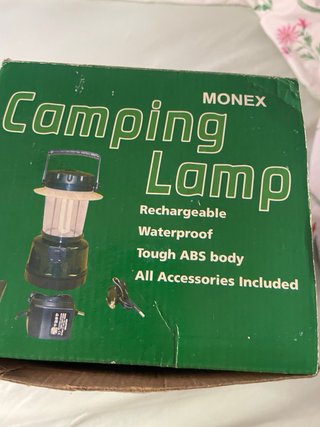 Lámpara de camping MONEX recargable