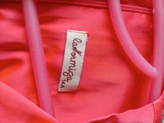Vestido rosa con volantes