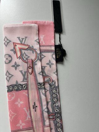 Foulard Louis Vuitton Multicolor e Rosa