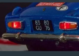 Scalextric Renault Alpine A110 Azul