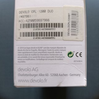Kit di avvio Devolo dLAN 1200+ Gigabit. Nuovo