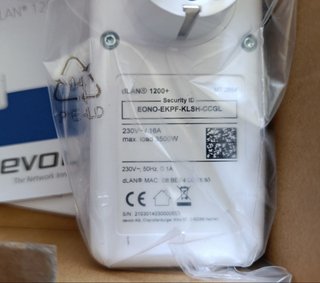 Kit di avvio Devolo dLAN 1200+ Gigabit. Nuovo
