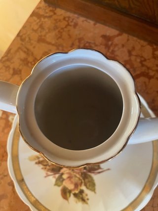 Teiera Seltmann Weiden Bavaria con piatto