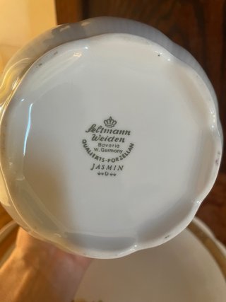 Teiera Seltmann Weiden Bavaria con piatto