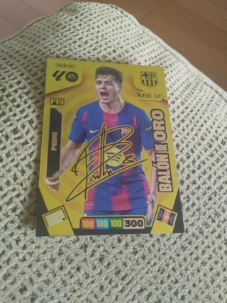 Carta Panini Adrenalyn XL Pedri FC Barcelona