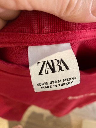 Sudadera Zara Roja