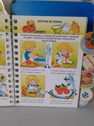 Libro  cocina niñ@s. COCINANDO SIN FUEGO
