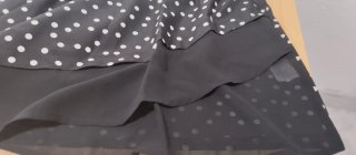 Blusa verano lunares negro y blanco