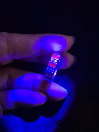 Anillo Plata con Rubíes