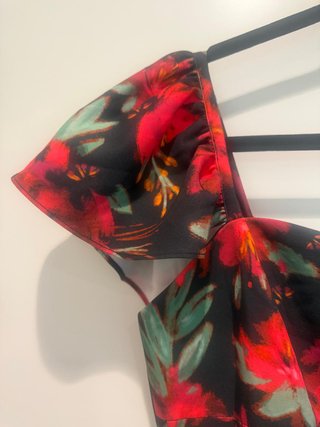 Vestido midi fiesta floral Little Mistress T40