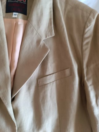 Chaqueta americana beige