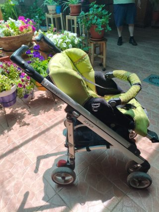 Silla de paseo verde