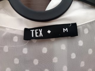 Blusa blanca plumeti cuello Peter Pan M