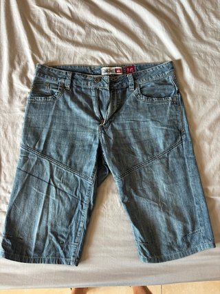 Quiksilver M / 44cm Pantalones Cortos Vaqueros