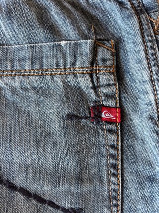 Quiksilver M / 44cm Pantalones Cortos Vaqueros
