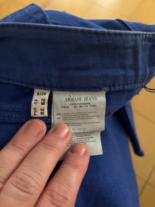 Pantalones Armani Jeans Azules