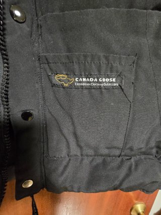 Chaleco Vintage Canada Goose Negro